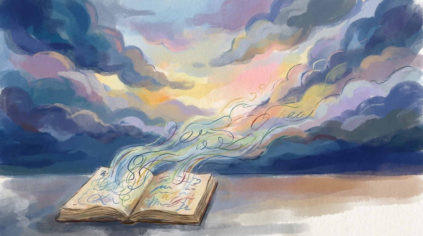 Cloudy Skies - Illustration